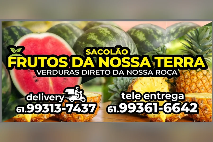 Logomarca Sacolão Frutos da Nossa Terra